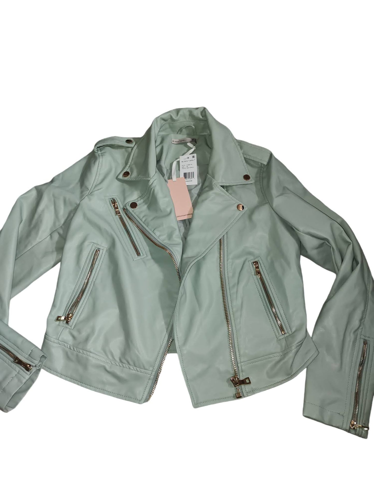 T-shirt matelassé à manches longues pour femme Tape Mo Mint