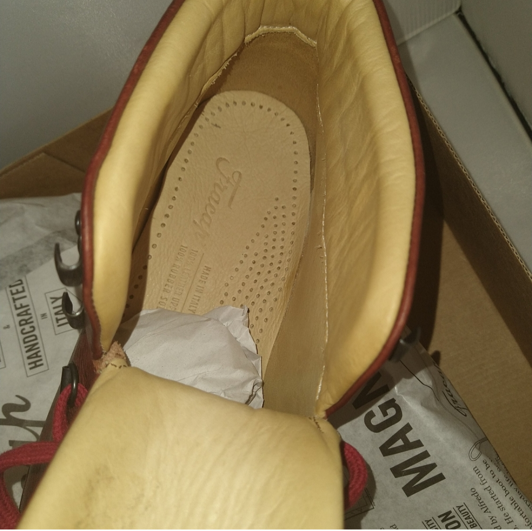 Fracap Men's Leather Sport Boots. Brown. W accessories