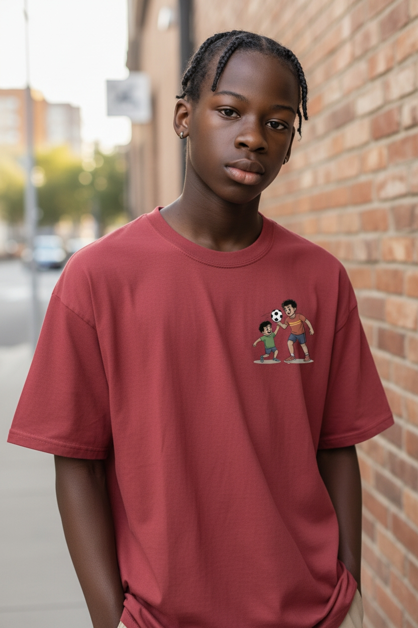 Boys Soccer T-Shirt – Kids Soccer Love Graphic Tee