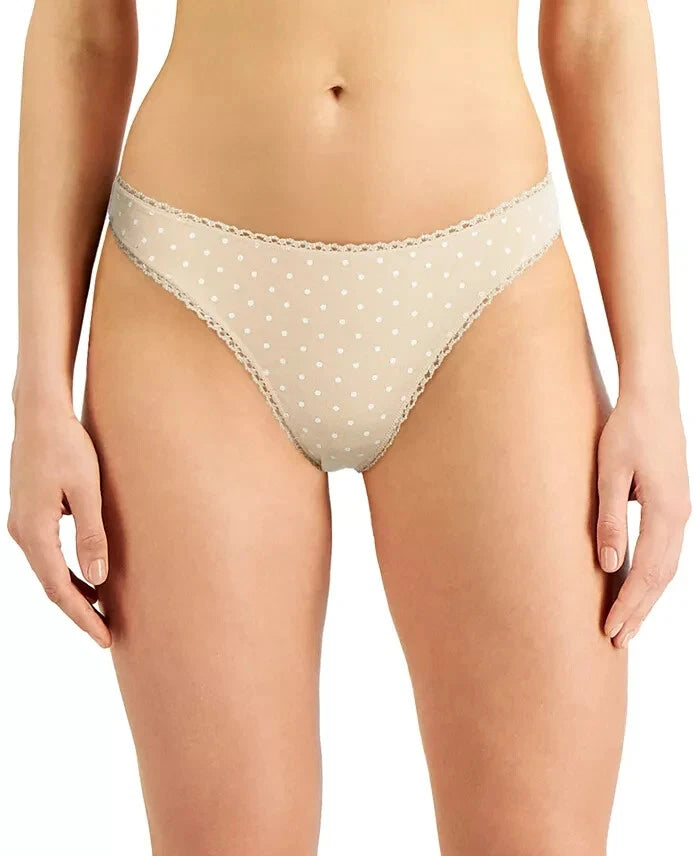Charter Club Womens Pretty Cotton Bikini 100%Cotton