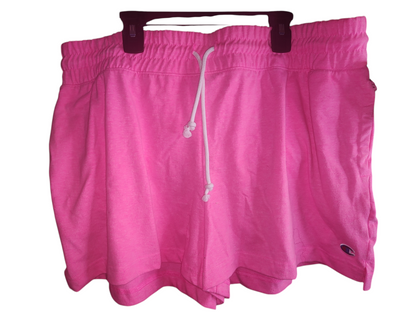 Champion - Pull-on en coton avec cordon de serrage pour femme - Rose joyeux - Pe Heather