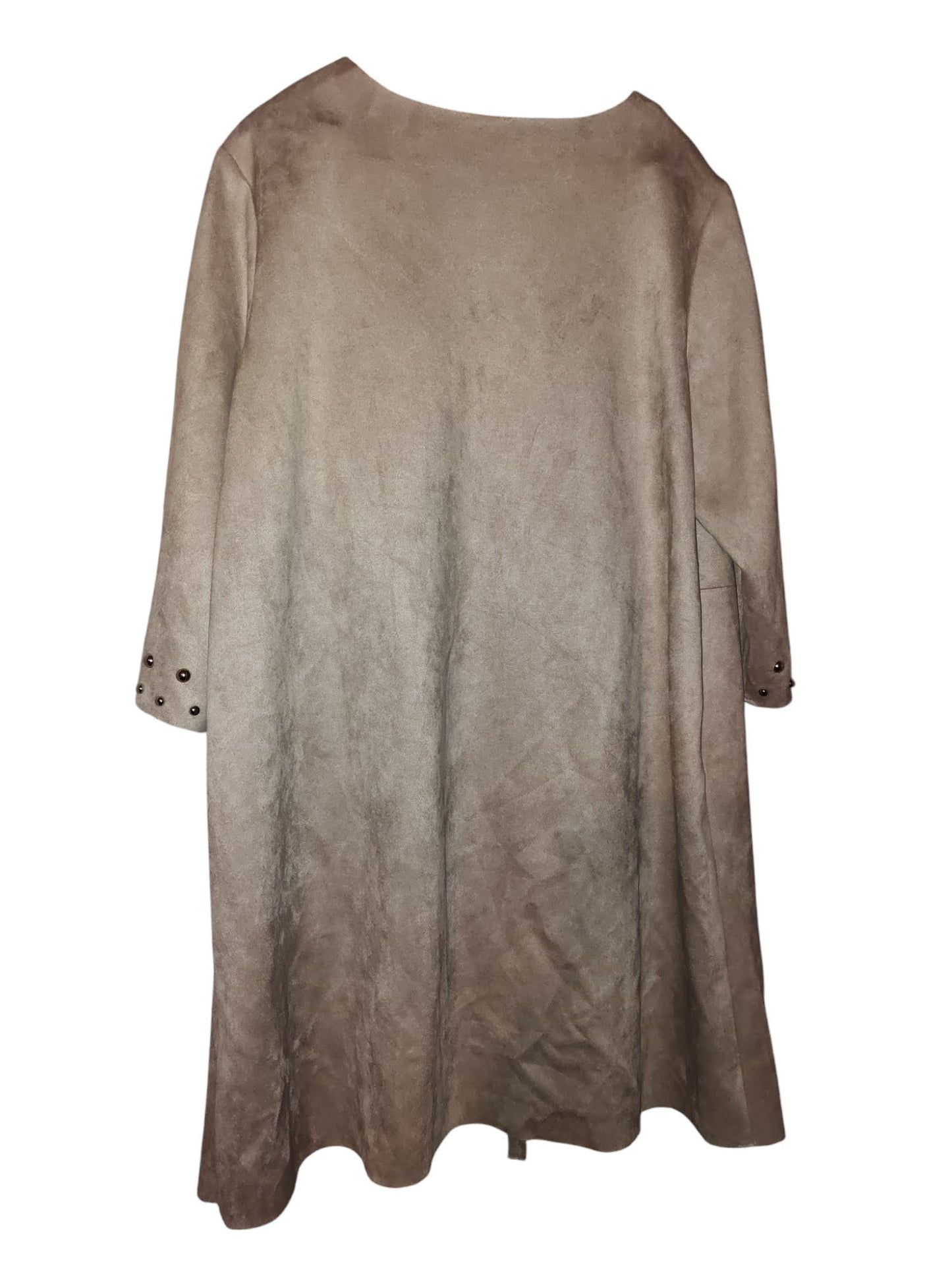 Robe droite cloutée en faux daim grande taille Vince Camuto 