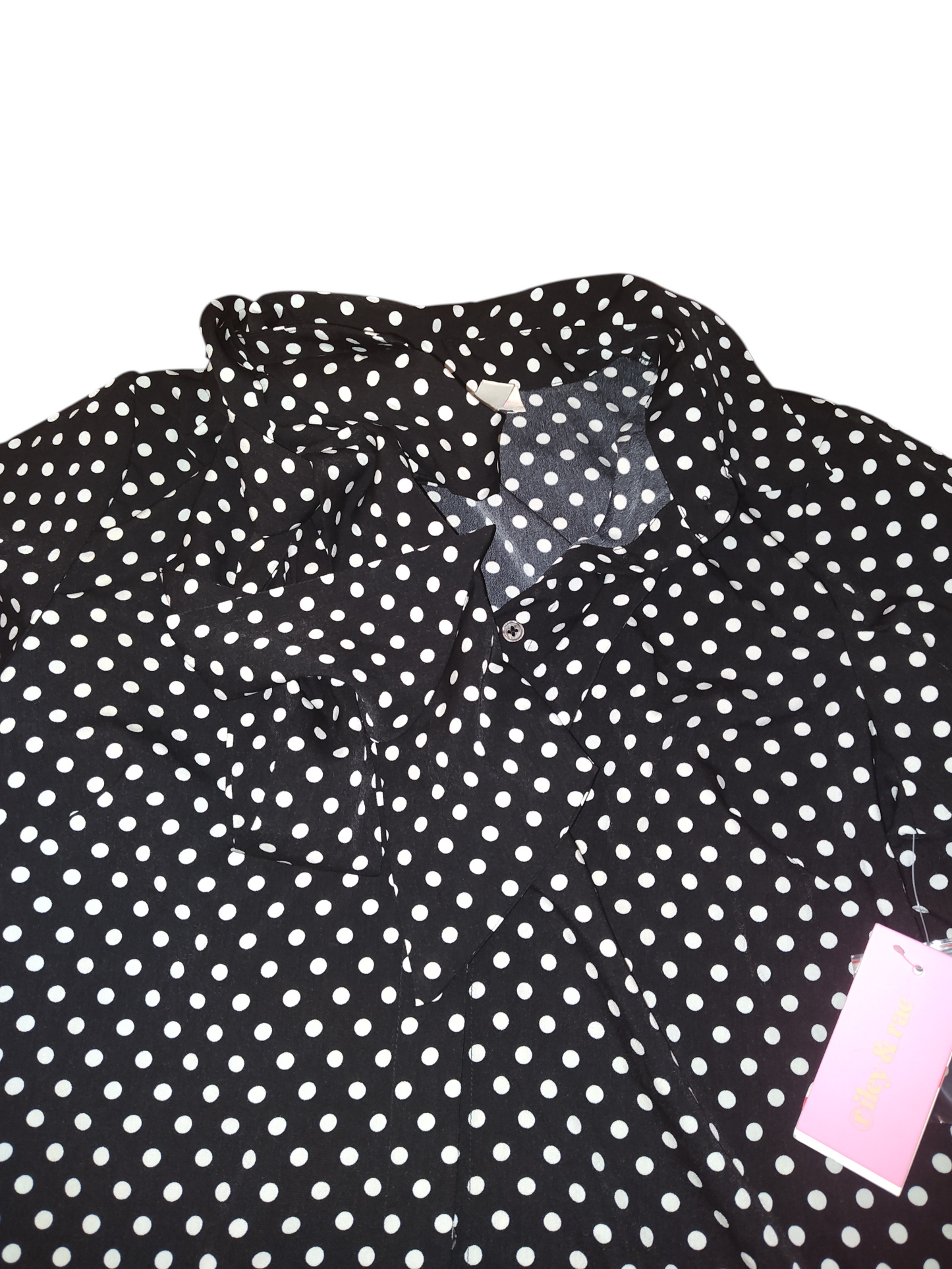 DRAFT - T-shirt à manches longues à pois