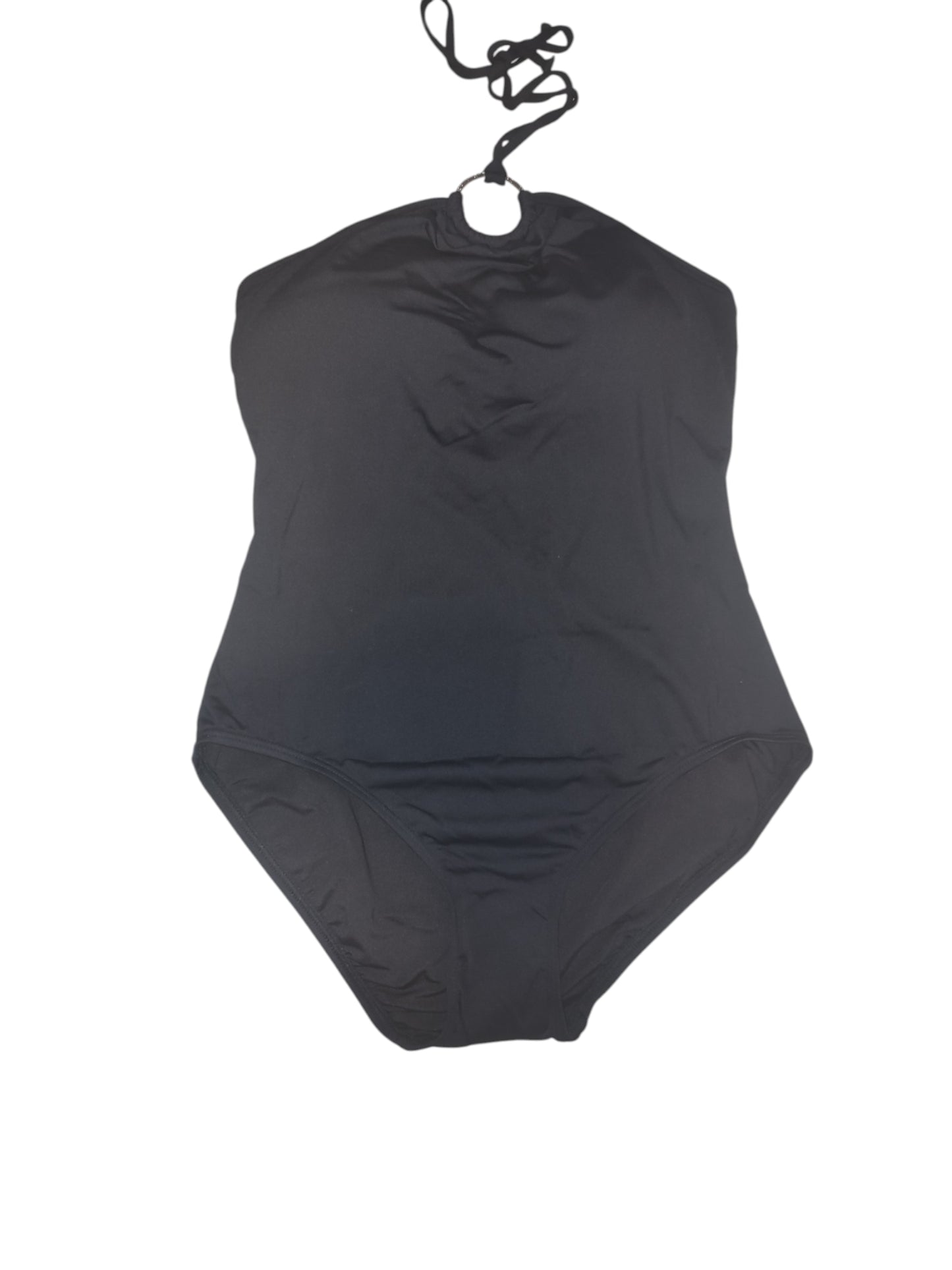 Maillot de bain une pièce bandeau avec anneau et logo
