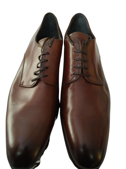 To Boot New York Men’s Buchanan Leather Plain-Toe Oxfords – Mogano Brown Parma Doc Leather (13M)