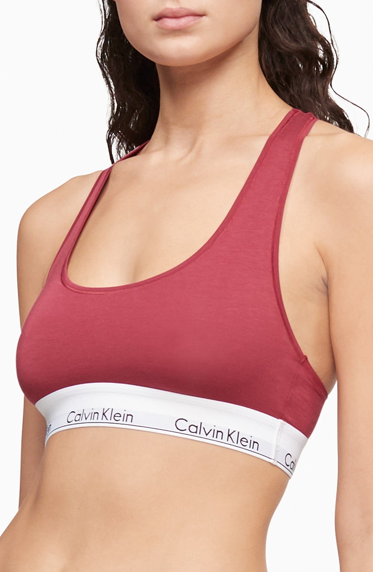 Soutien-gorge en coton moderne Calvin Klein F3785 Deep