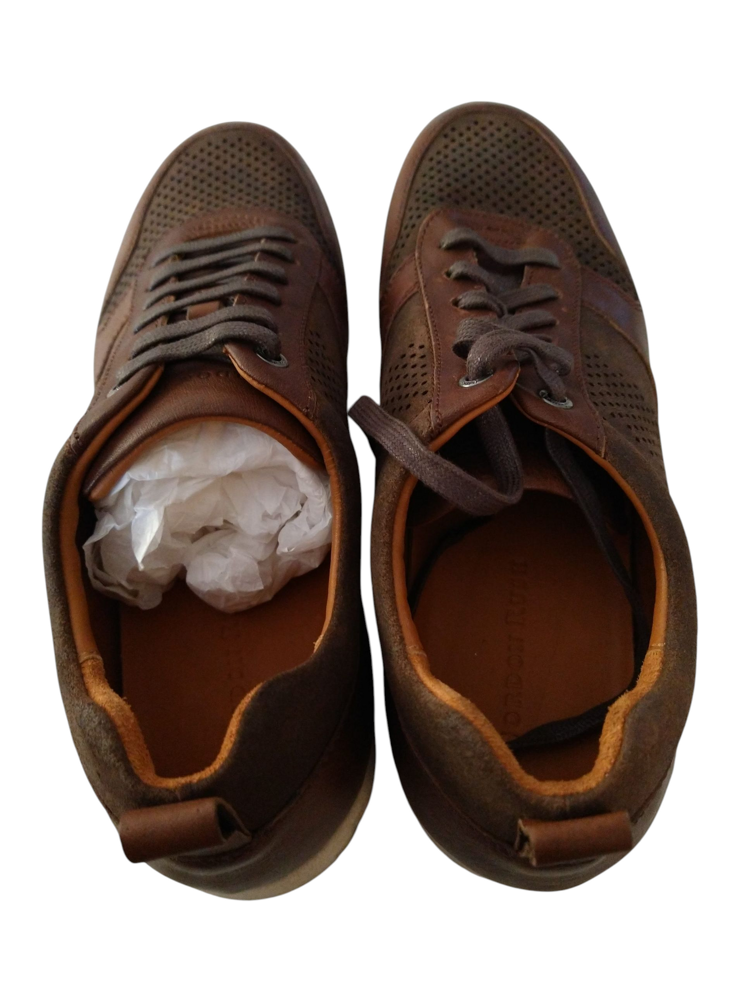 Baskets en daim expresso Gordon Rush Rubin