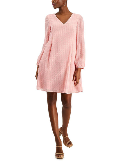 Robe droite à manches longues pour femmes International Concepts Inc Blush