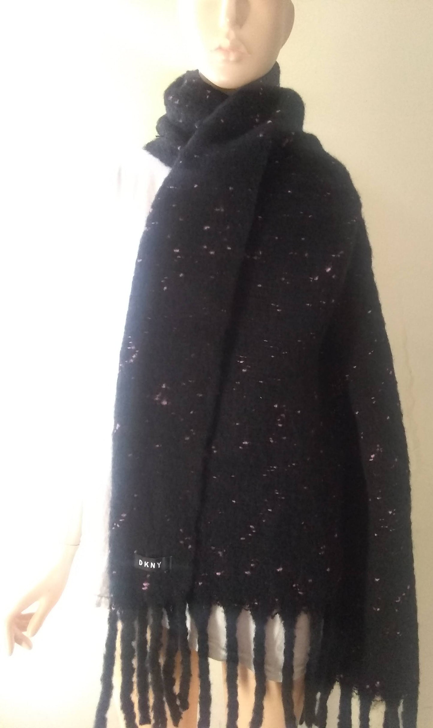 DKNY Women's Pop Neon Big size Winter Scarf