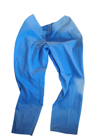 Anne Klein Plus Size High Rise Bowie Pant Blue 14W