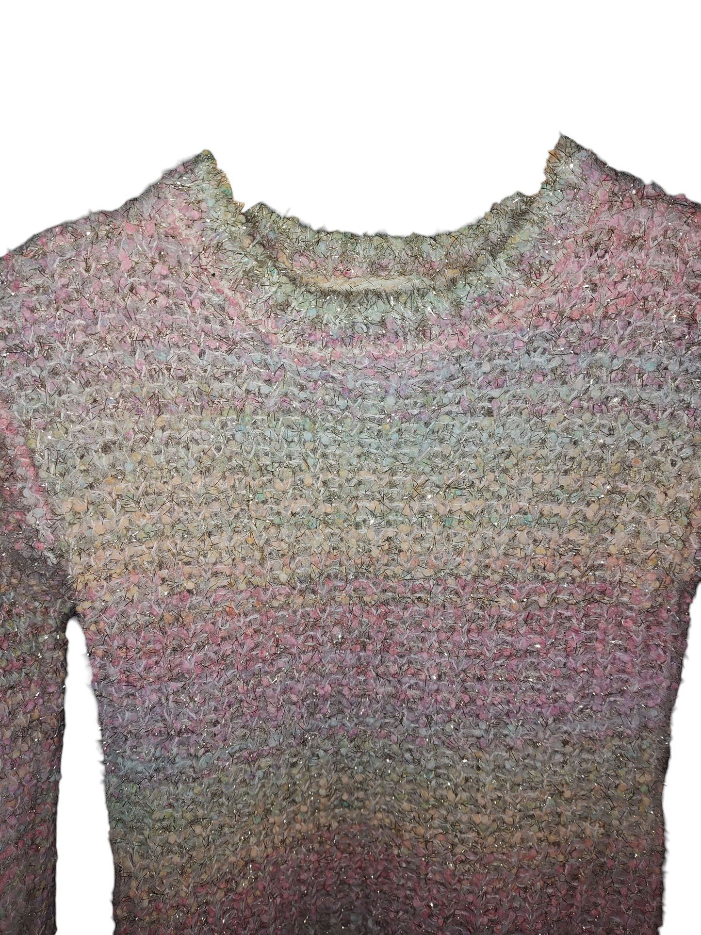 Epic Threads Toddler Girls Striped Twist Sweater Top. Creole Pink.