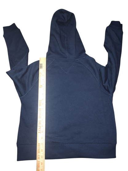 Sweat à capuche court à imprimé drapeau Tommy Jeans pour femme