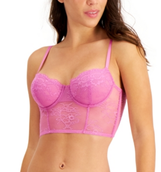 INC International Concepts Womens Lace Bustier Bra.