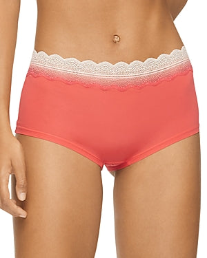 Calvin Klein Womens Lace-Trim Hipster QD3839 Orange
