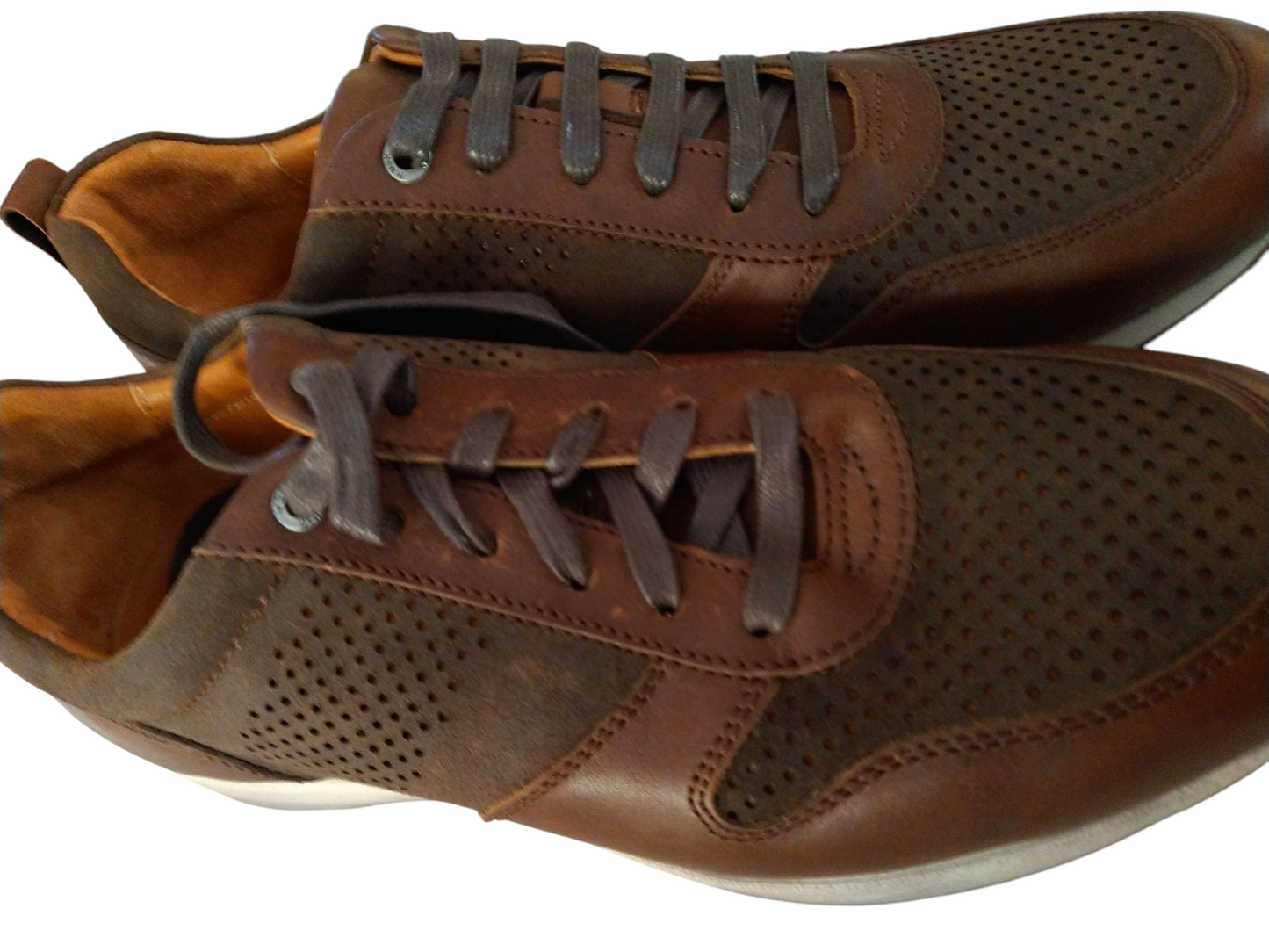 Baskets en daim expresso Gordon Rush Rubin