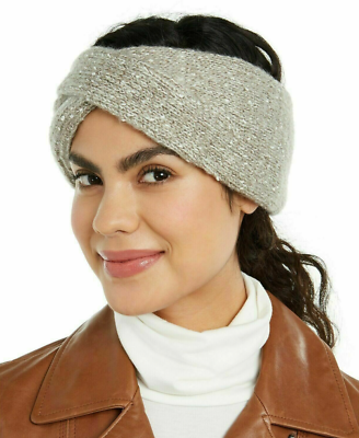 DKNY Women's Winter Lurex Twist Headband O/S