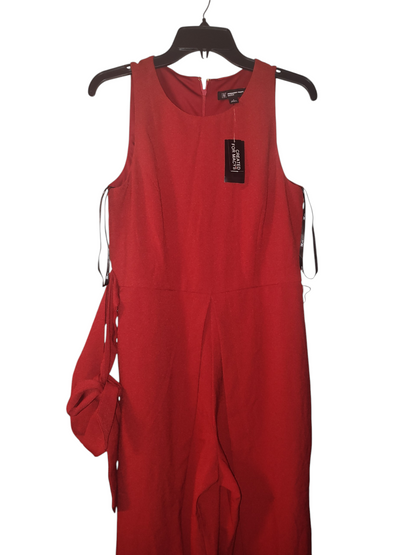 I.N.C. International Concepts Flyaway-Leg Crepe Jumpsuit  Slit