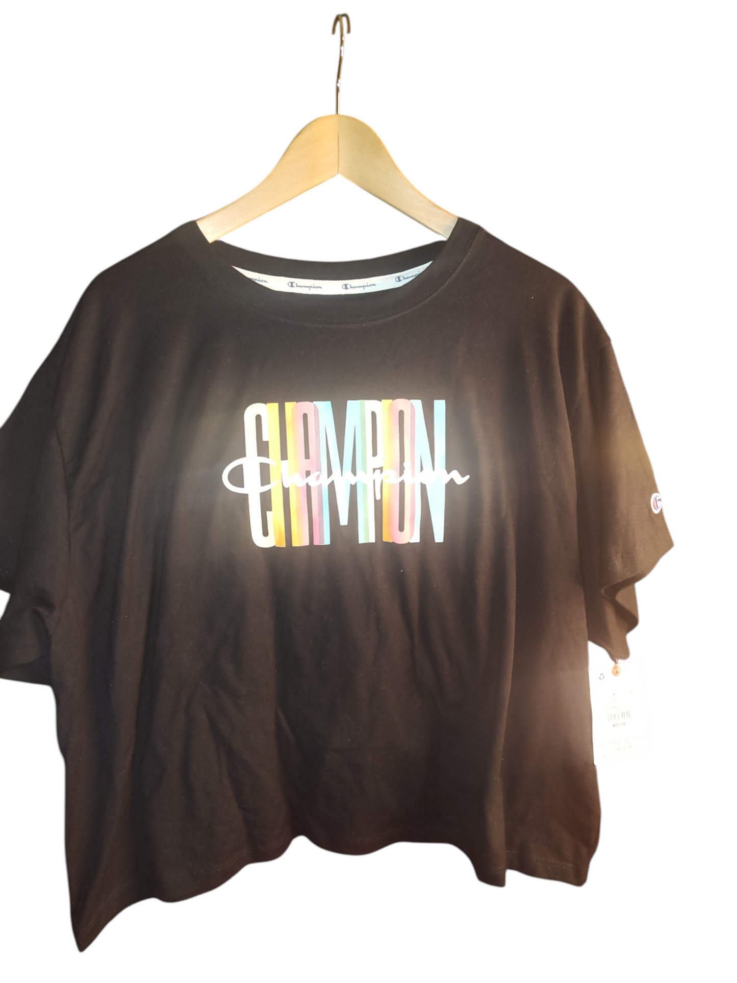 T-shirt court avec logo Champion pour femme