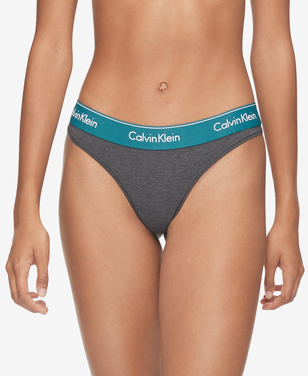 Calvin Klein Women's Modern Cotton Thong Underwear F3786
