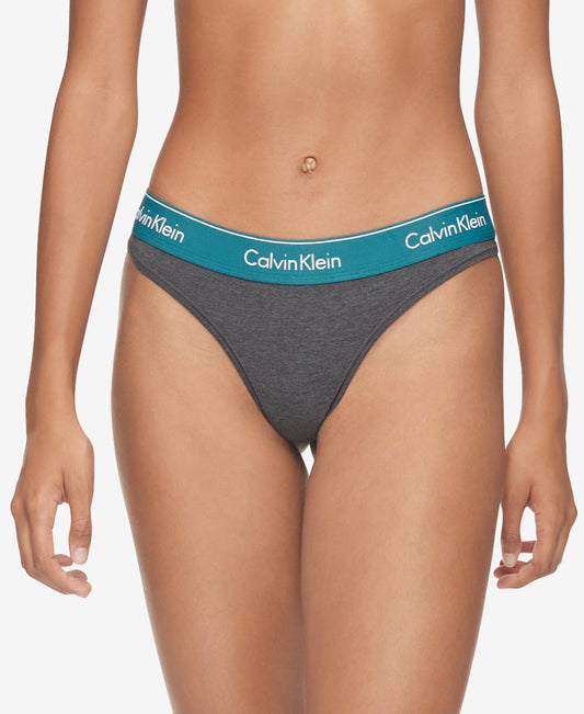 Calvin Klein Women's Modern Cotton Thong Underwear F3786