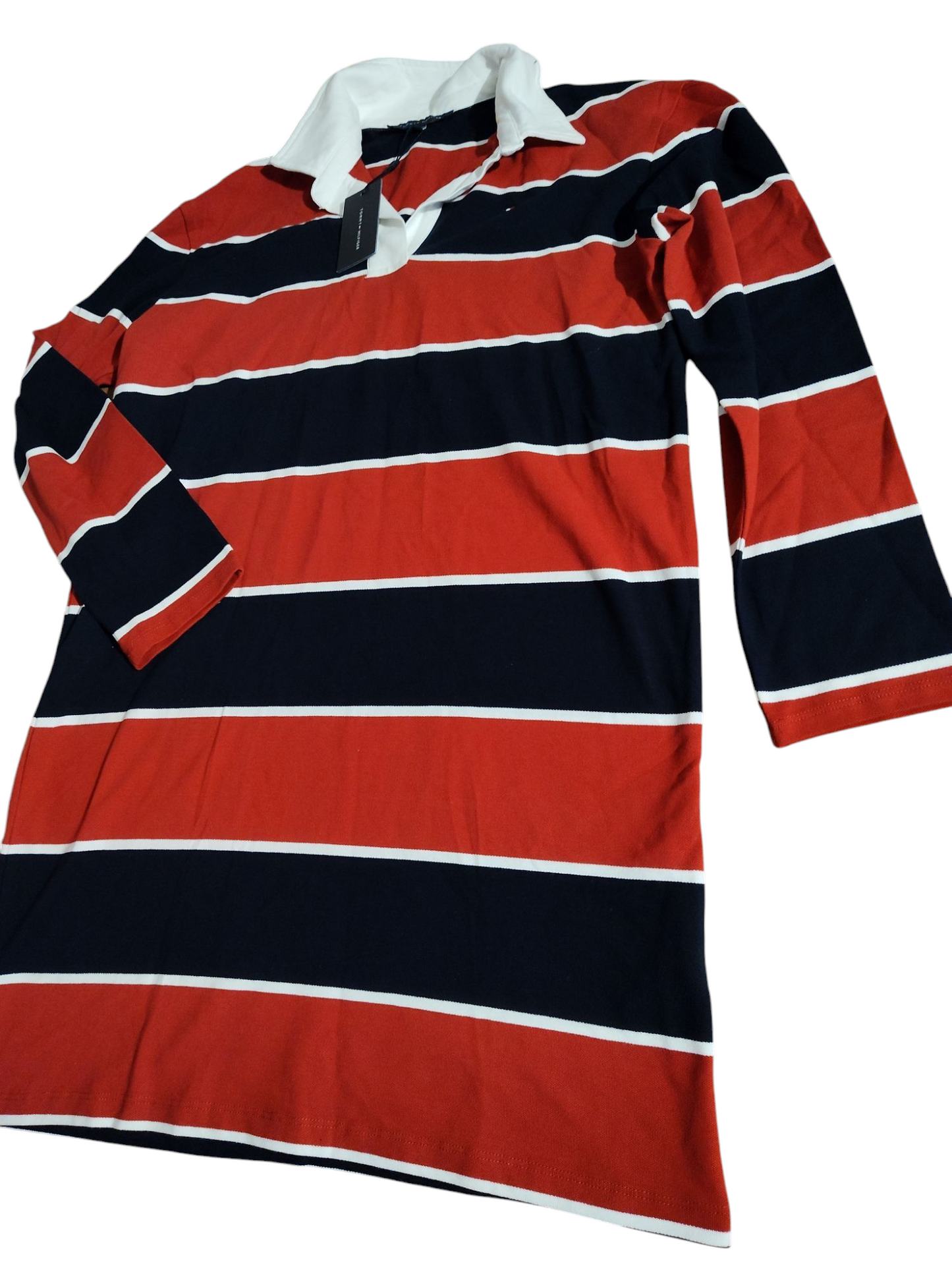 Robe à col rugby Tommy Hilfiger pour femme