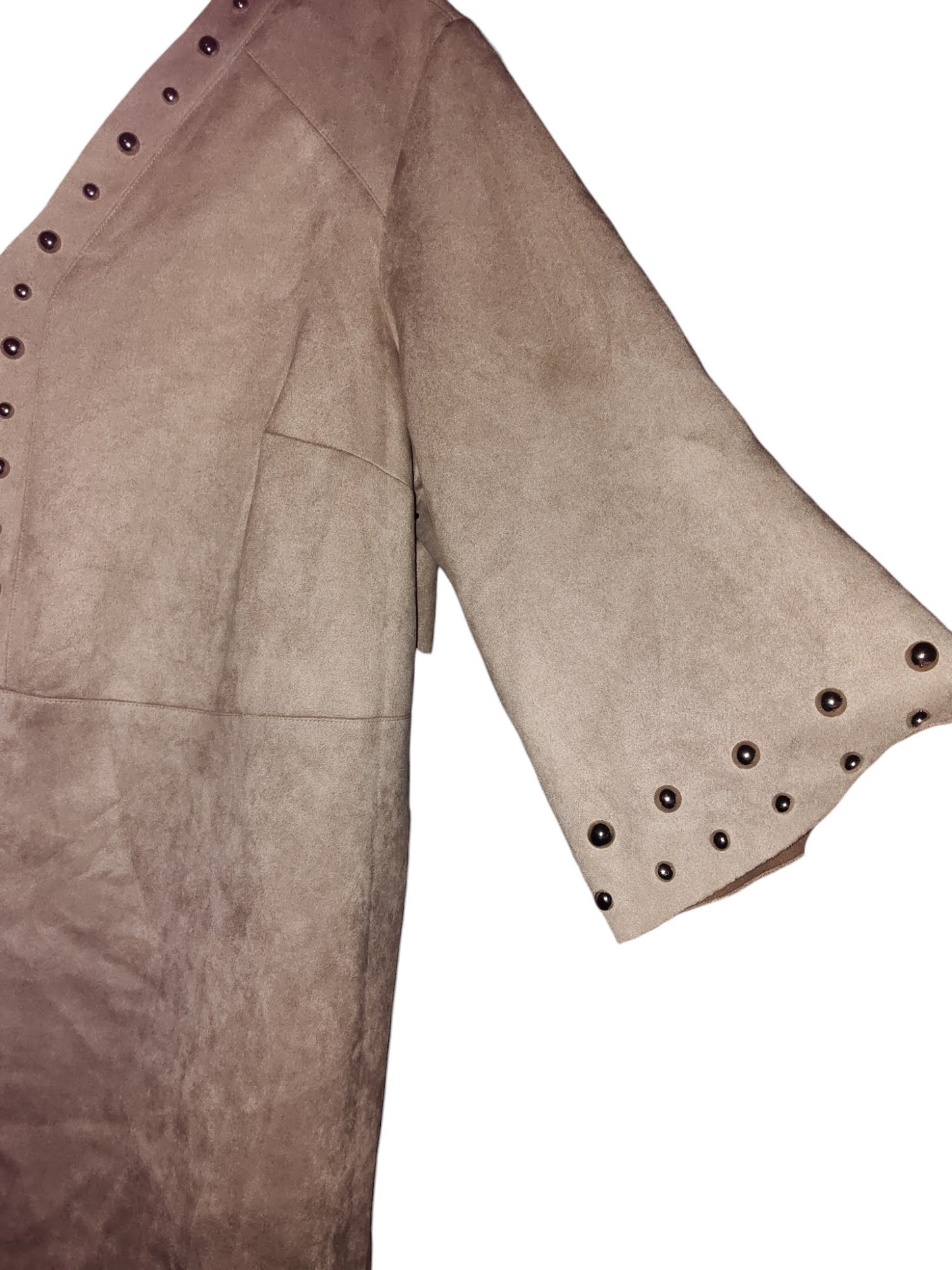 Robe droite cloutée en faux daim grande taille Vince Camuto 