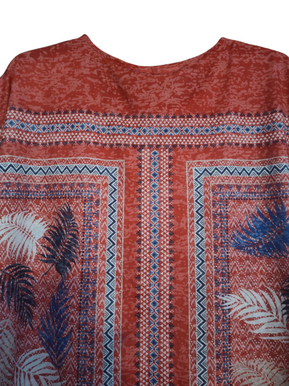 AVENUE Avenue Macie Burnout Rubis Taille Plus