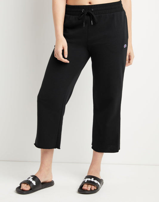 Champion Black  CAMPUS FRENCH TERRY Wide leg  Pants XL