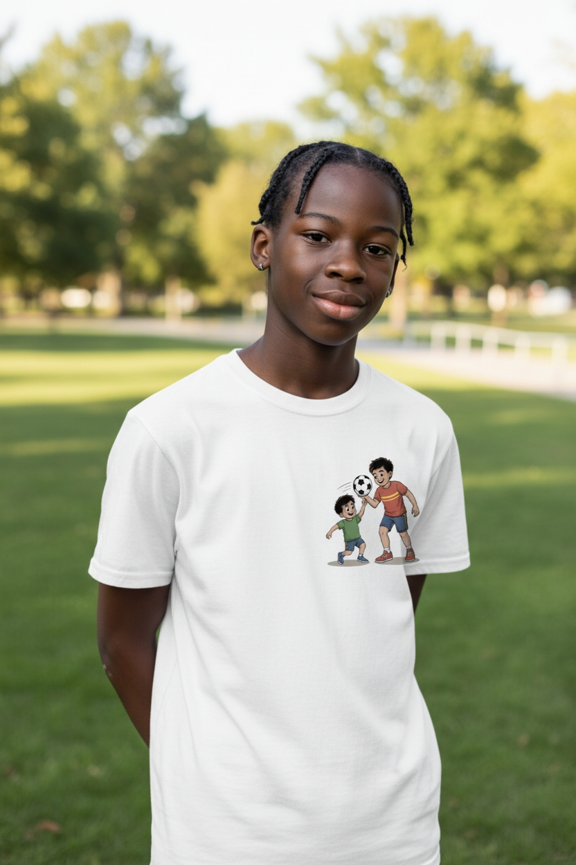 Boys Soccer T-Shirt – Kids Soccer Love Graphic Tee