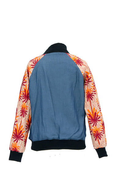 Tiskies Signature Urban Bomber Denim Accent Jacket