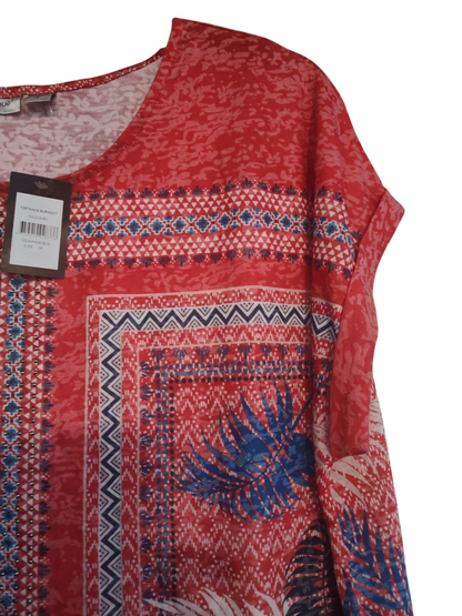 AVENUE Avenue Macie Burnout Rubis Taille Plus