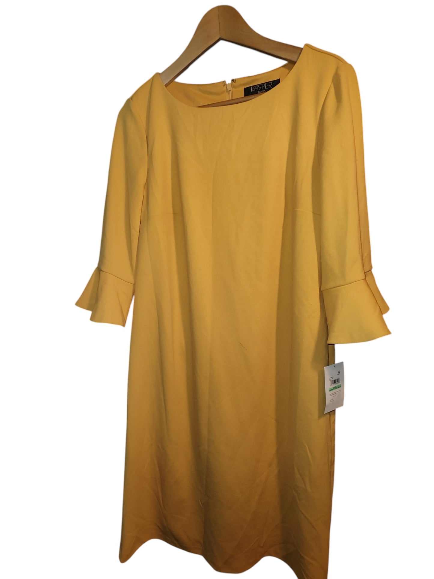 Robe fourreau à manches volantées Kasper