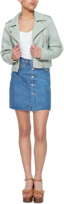 T-shirt matelassé à manches longues pour femme Tape Mo Mint