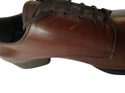 To Boot New York Men’s Buchanan Leather Plain-Toe Oxfords – Mogano Brown Parma Doc Leather (13M)