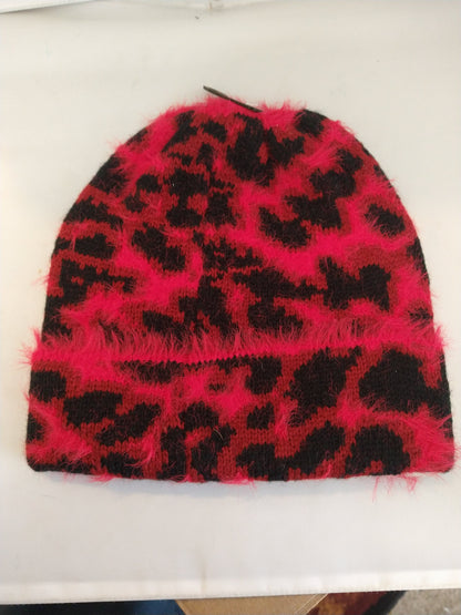 Écharpe en tricot à motif zèbre duveteux