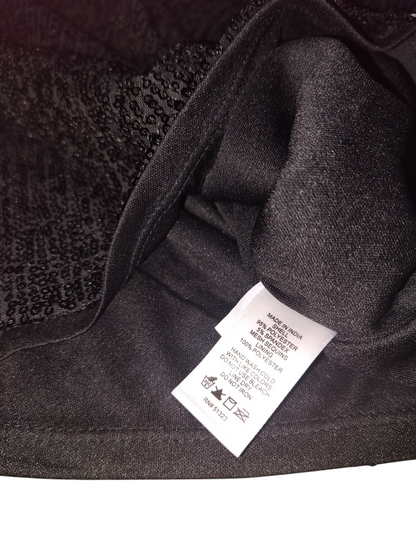 Women's Sequin Wide Strap Tank Top Blouse