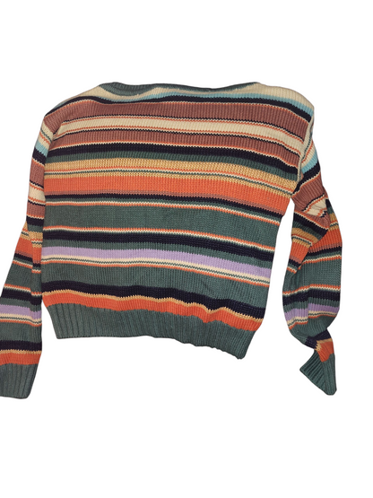 Pull à col bateau rayé en coton et lin pour femme de Lauren Ralph Lauren