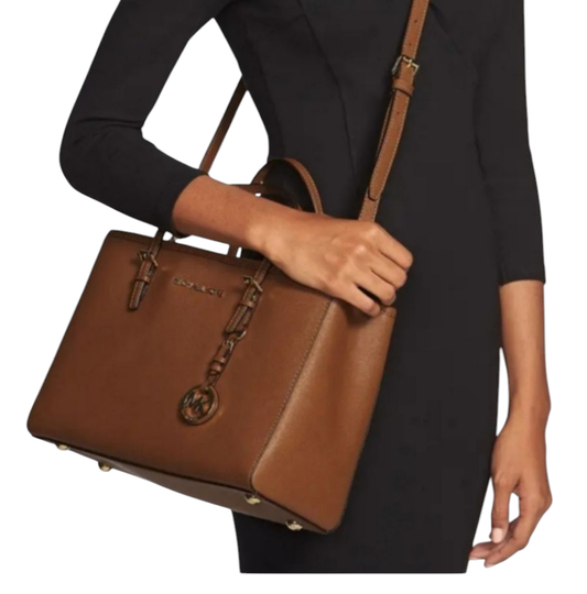 Michael kors MK Jet Set EW  EX Large Saffiano leather handbag East West Travel