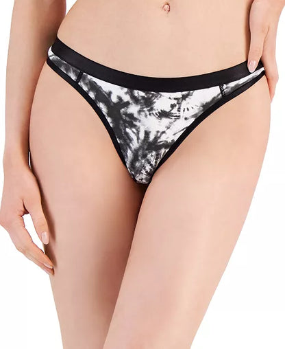 Jenni Womens Solid Thong Panty