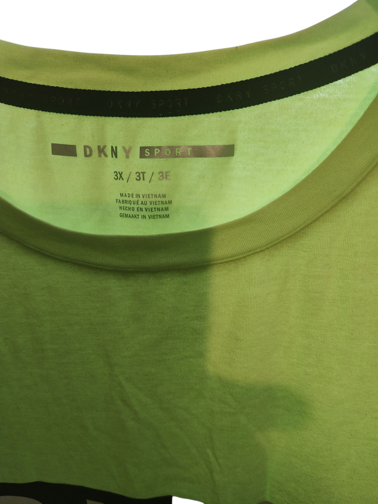 DKNY Grande Taille Bicolore Logo-Graphi Zest