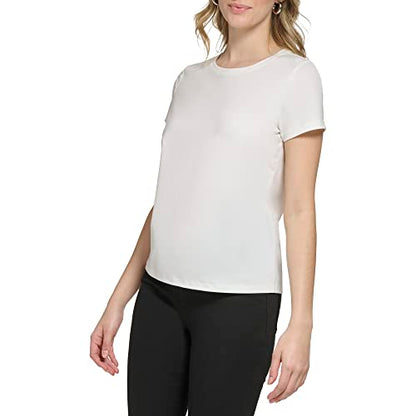 T-shirt ras du cou pour femme Calvin Klein
