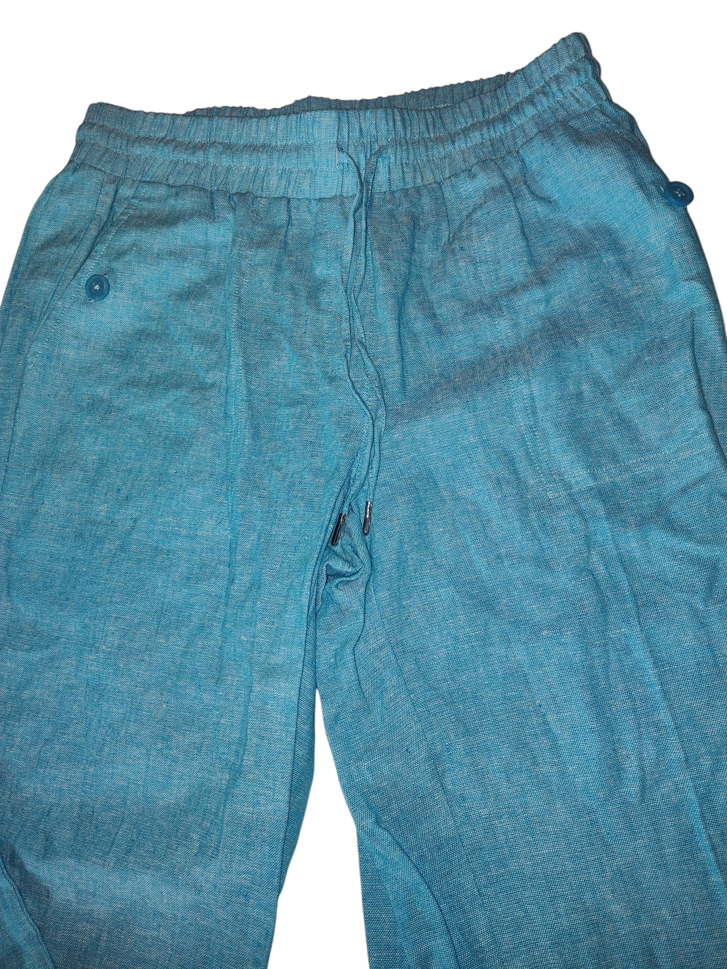 Jones New York Women's Linen Pants.   Blue XS