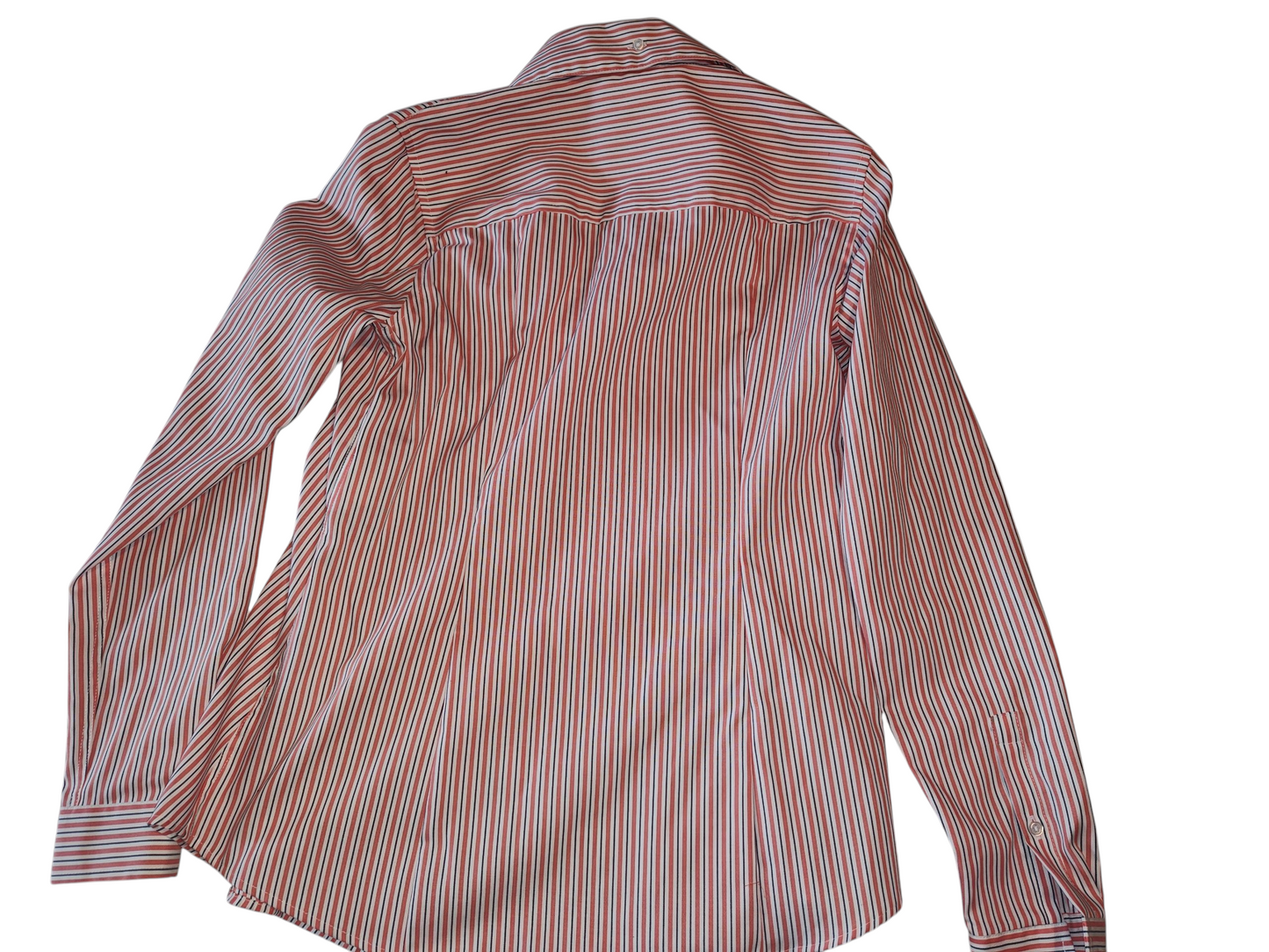 Jones New York Women's Easy Care Button Up long sleeve Shirt Coral Blush
