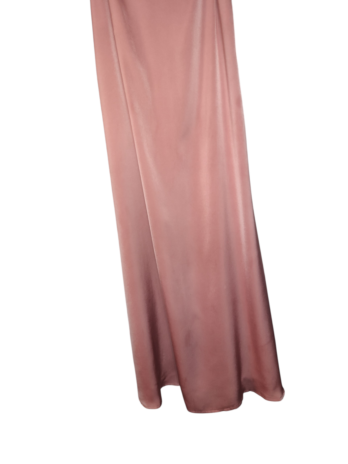 Black Tape Slip Midi long Dress Soft Antique Blush large