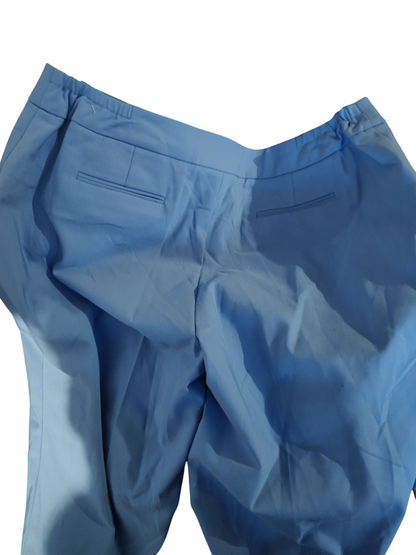 Anne Klein Plus Size High Rise Bowie Pant Blue 14W