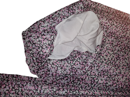 Poêle à frire Riley Rae Ditsy Breeze Flare à enfiler, noir riche