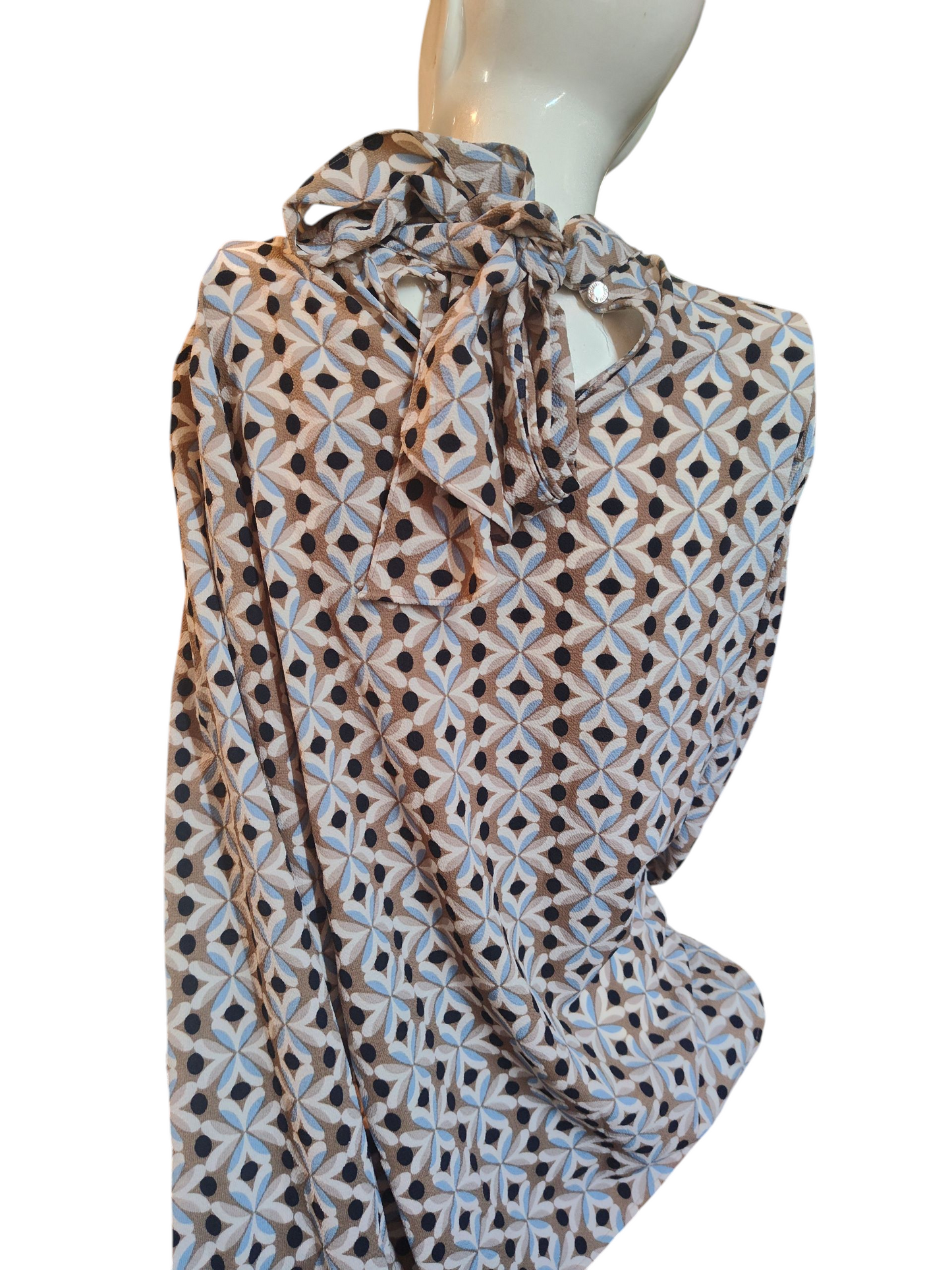 Haut noué dans le dos à imprimé géométrique Tommy Hilfiger pour femme