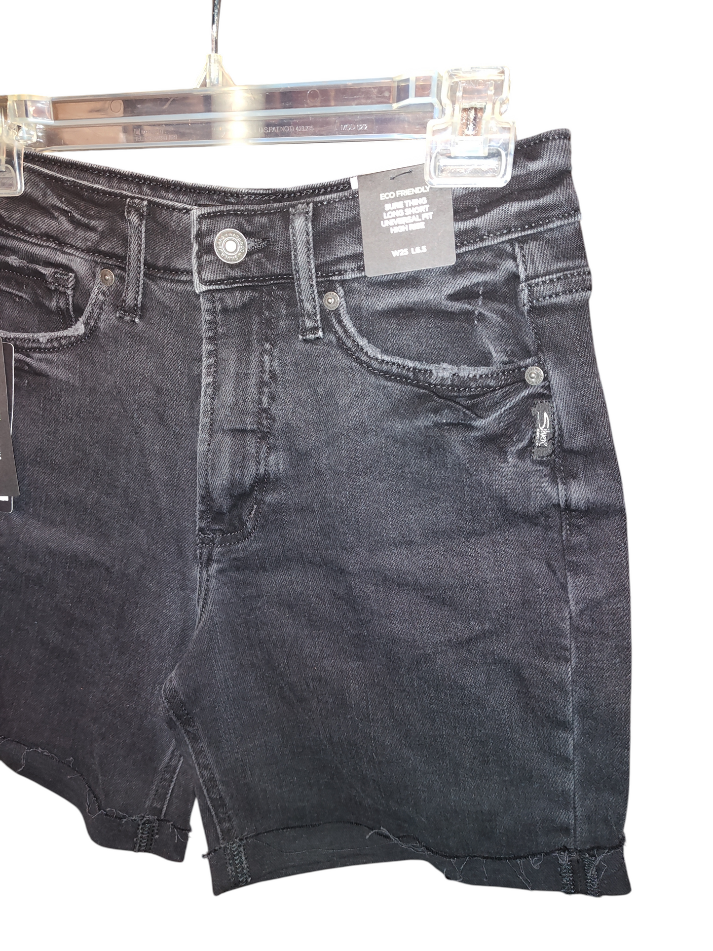 Silver Jeans Co. Women's Sure Thing High Rise Long denim Short-Legacy size 25/6.5