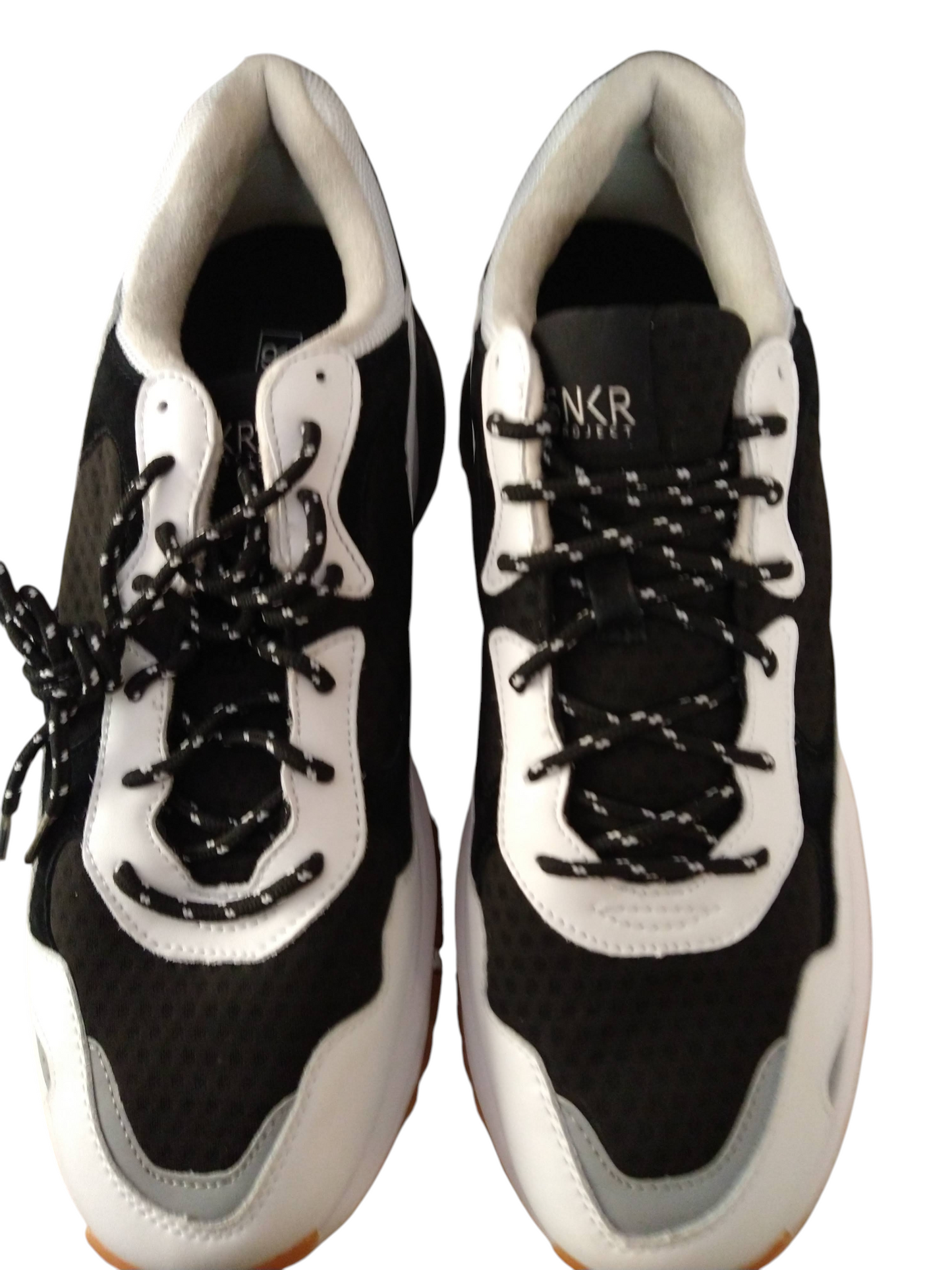 SNKR Project Men's Sneakers. Prospect Park Black,White 13M