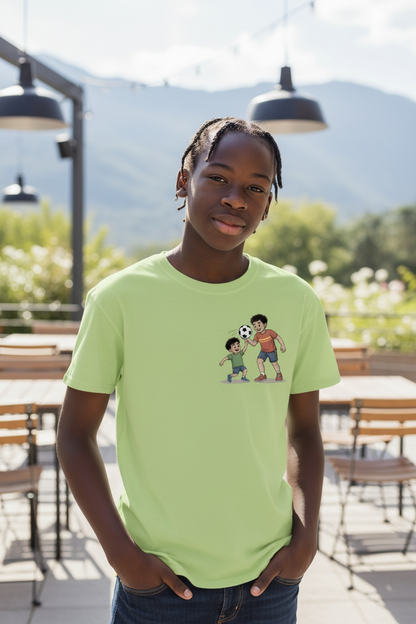 Boys Soccer T-Shirt – Kids Soccer Love Graphic Tee